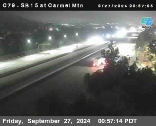 NB 15 at Carmel Mountain Rd.