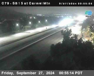 NB 15 at Carmel Mountain Rd.