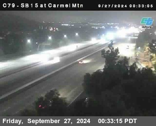 NB 15 at Carmel Mountain Rd.