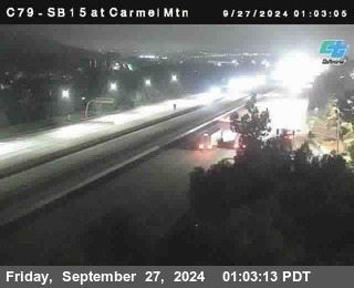 NB 15 at Carmel Mountain Rd.