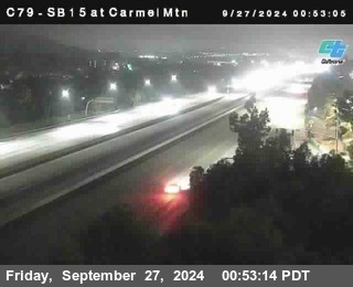 NB 15 at Carmel Mountain Rd.