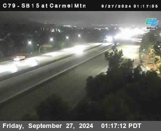 NB 15 at Carmel Mountain Rd.