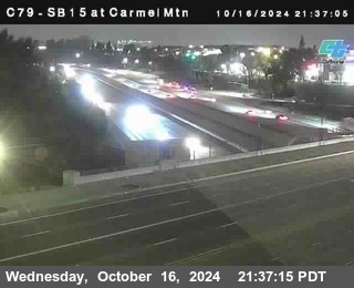 NB 15 at Carmel Mountain Rd.