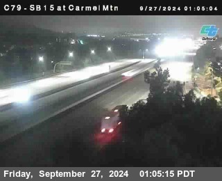 NB 15 at Carmel Mountain Rd.