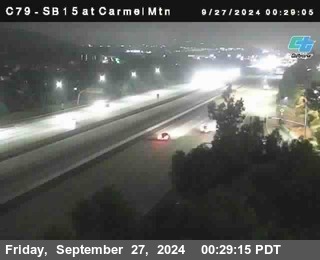 NB 15 at Carmel Mountain Rd.