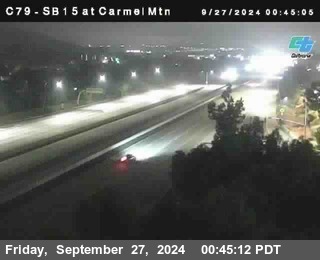 NB 15 at Carmel Mountain Rd.