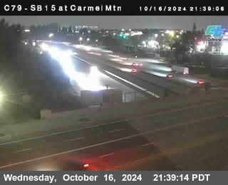 NB 15 at Carmel Mountain Rd.