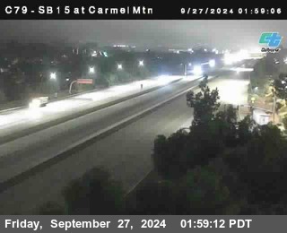 NB 15 at Carmel Mountain Rd.