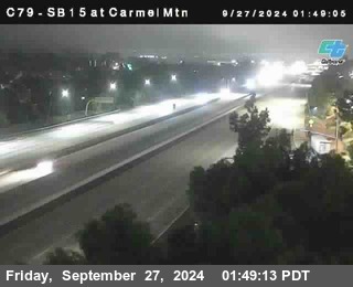 NB 15 at Carmel Mountain Rd.