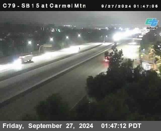 NB 15 at Carmel Mountain Rd.