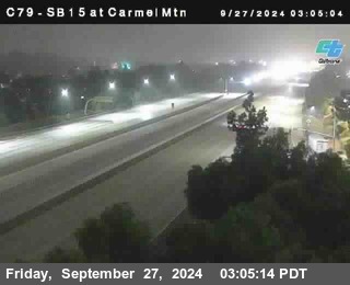 NB 15 at Carmel Mountain Rd.