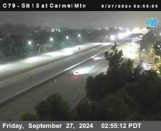 NB 15 at Carmel Mountain Rd.