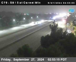 NB 15 at Carmel Mountain Rd.