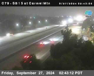 NB 15 at Carmel Mountain Rd.