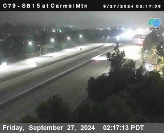 NB 15 at Carmel Mountain Rd.