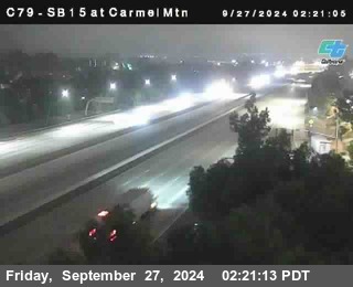 NB 15 at Carmel Mountain Rd.