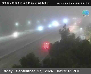 NB 15 at Carmel Mountain Rd.