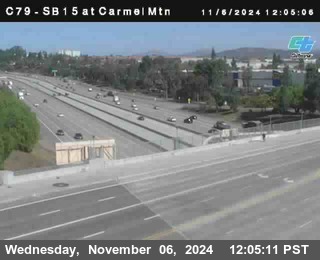 NB 15 at Carmel Mountain Rd.