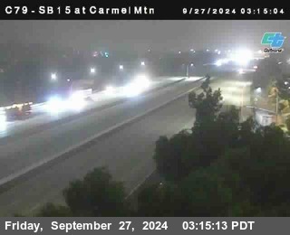 NB 15 at Carmel Mountain Rd.