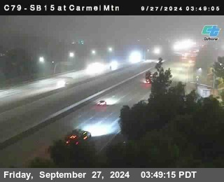 NB 15 at Carmel Mountain Rd.