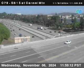 NB 15 at Carmel Mountain Rd.