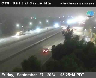 NB 15 at Carmel Mountain Rd.