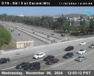 NB 15 at Carmel Mountain Rd.