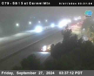 NB 15 at Carmel Mountain Rd.