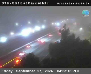 NB 15 at Carmel Mountain Rd.