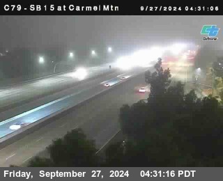 NB 15 at Carmel Mountain Rd.