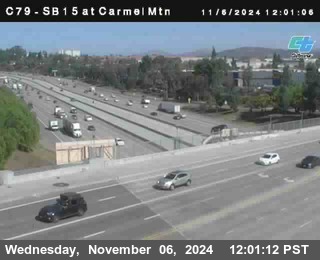 NB 15 at Carmel Mountain Rd.