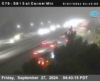 NB 15 at Carmel Mountain Rd.