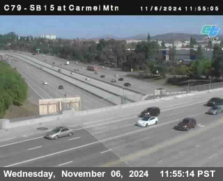 NB 15 at Carmel Mountain Rd.