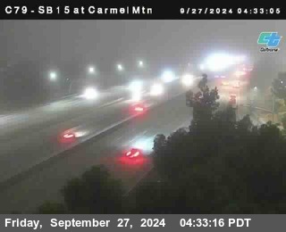 NB 15 at Carmel Mountain Rd.