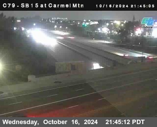 NB 15 at Carmel Mountain Rd.