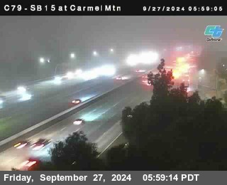 NB 15 at Carmel Mountain Rd.