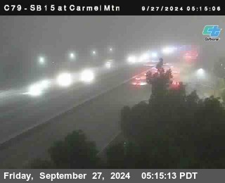 NB 15 at Carmel Mountain Rd.