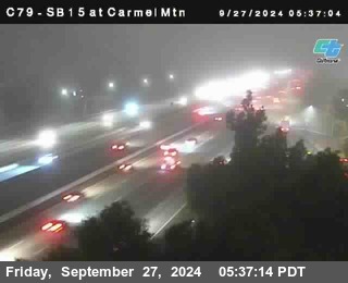 NB 15 at Carmel Mountain Rd.