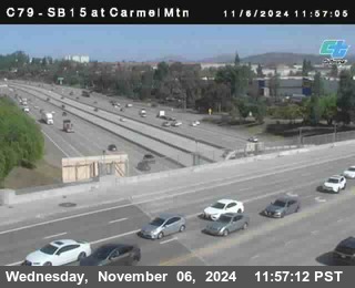 NB 15 at Carmel Mountain Rd.