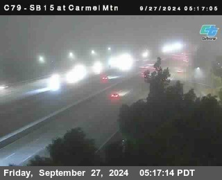 NB 15 at Carmel Mountain Rd.