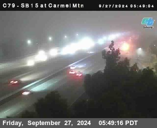 NB 15 at Carmel Mountain Rd.