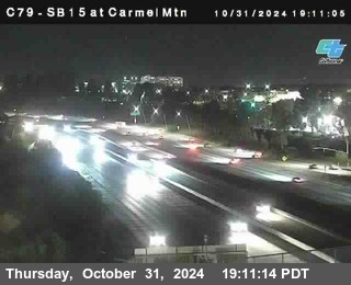 NB 15 at Carmel Mountain Rd.