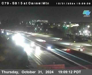 NB 15 at Carmel Mountain Rd.