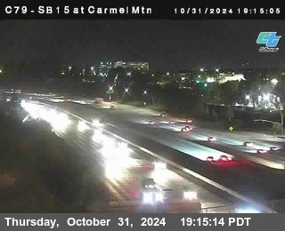 NB 15 at Carmel Mountain Rd.