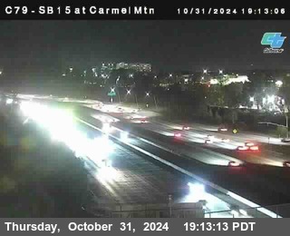 NB 15 at Carmel Mountain Rd.