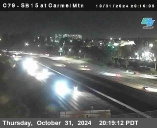 NB 15 at Carmel Mountain Rd.