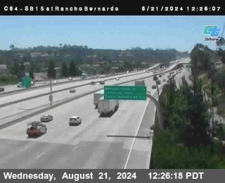 SB 15 at Rancho Bernardo Rd.