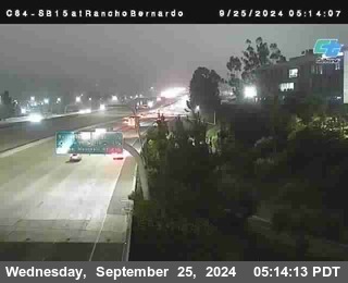 SB 15 at Rancho Bernardo Rd.