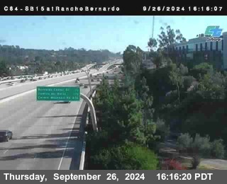 SB 15 at Rancho Bernardo Rd.