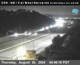 NB 15 at West Bernardo Dr./ Pomerdo